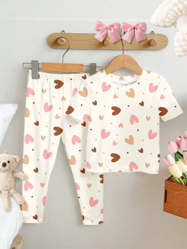 2 pcs t-shirt legging été – Image 3