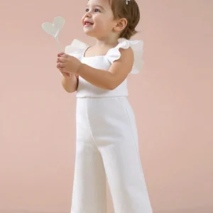 Barboteuse blanche organza