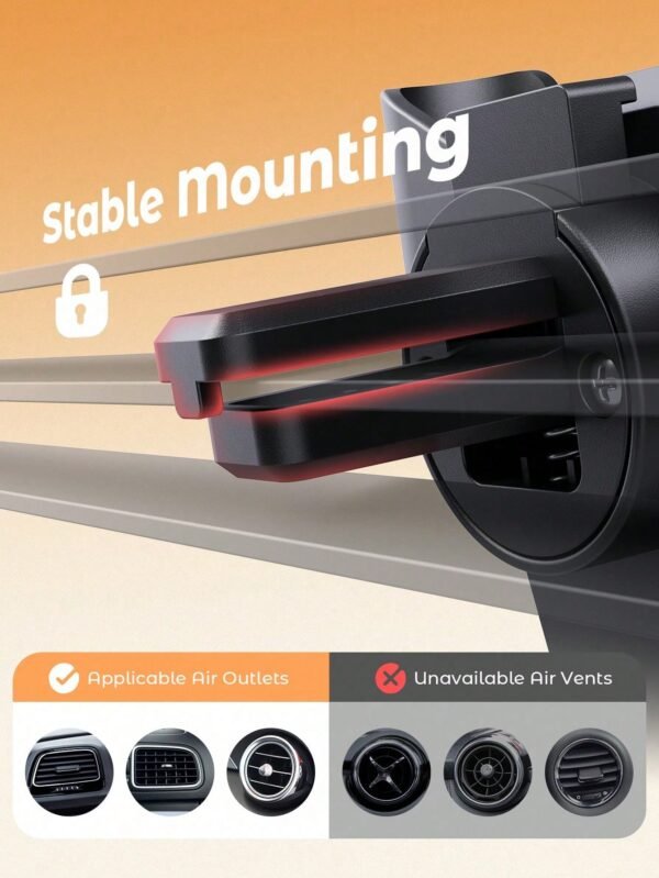 1 pcs Support voiture gravité noir – Image 9