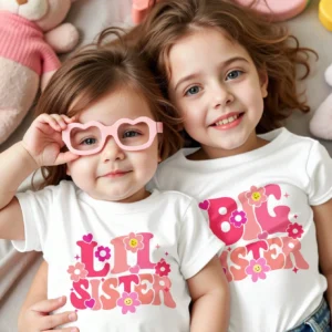 Ensemble sœurs T-shirt manches courtes