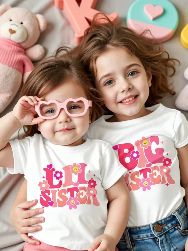 Ensemble sœurs T-shirt manches courtes