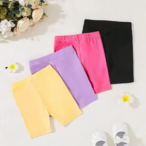 4 pcs shorts chat imprimé été