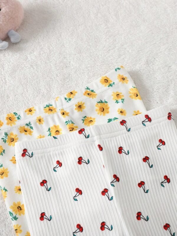 4 pcs pyjama floral doux – Image 6
