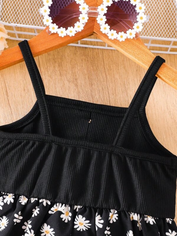 Robe été patchwork boutons – Image 5