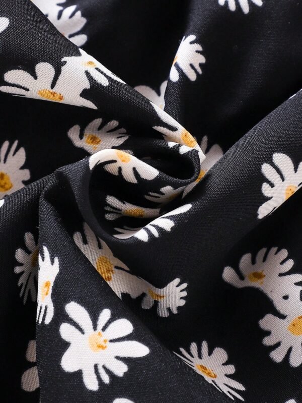 Robe été patchwork boutons – Image 9