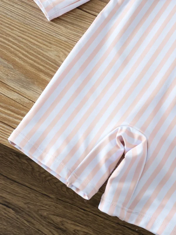 Maillot bain rayé fermeture – Image 5