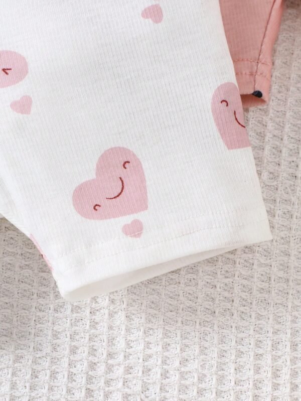 4 pcs pyjama cœur short – Image 3