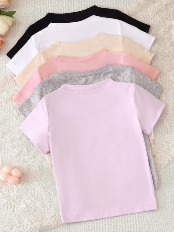 6 pcs tops manches courtes – Image 2