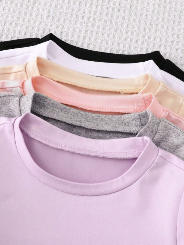 6 pcs tops manches courtes – Image 3