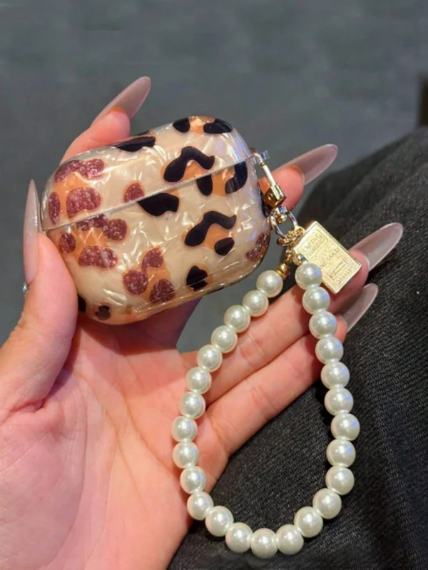 Coque léopard avec sangle AirPods – Image 9