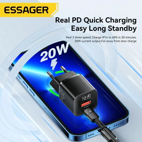 Chargeur rapide GAN 20W – Image 4