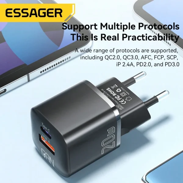 Chargeur rapide GAN 20W – Image 6