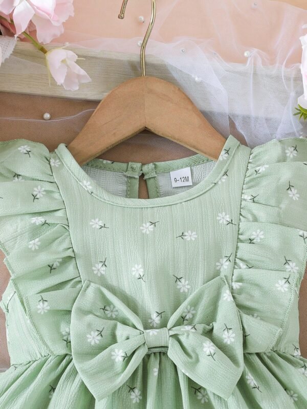 Robe sans manches nœud – Image 3