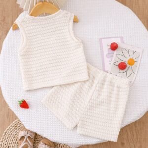 Ensemble rouge pois fraise