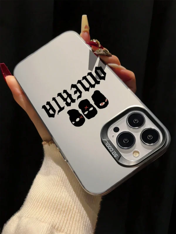 Coque TPU texte noir iPhone – Image 2