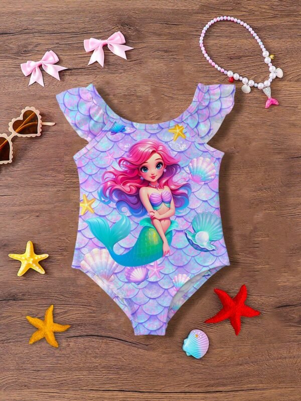 Maillot bain coquillage sirène