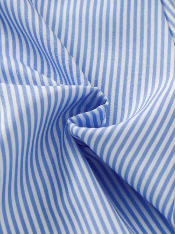 Robe rayée col marin bébé – Image 9