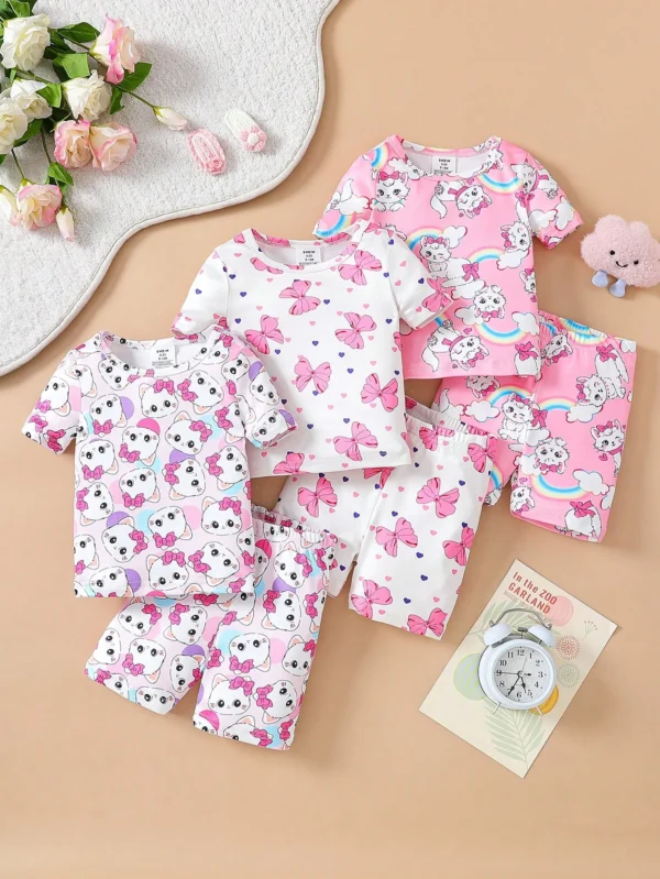3 pcs pyjama mer créatures