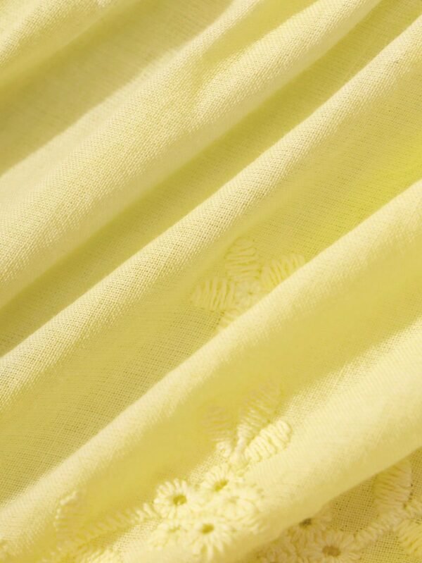 Top vintage broderie col – Image 5