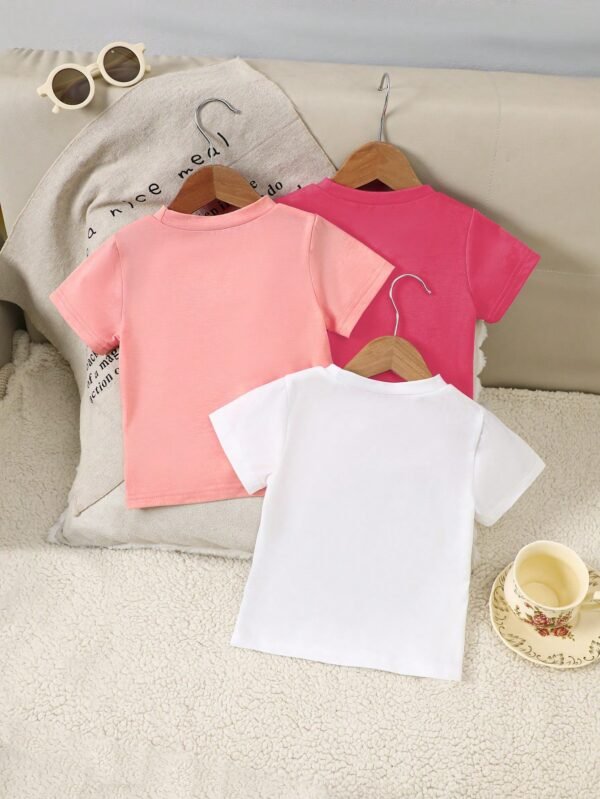 3 pcs t-shirts manches courtes – Image 2