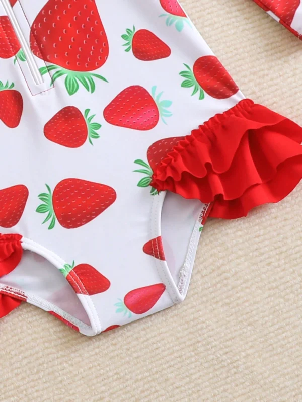 Maillot bain fraise chapeau – Image 5