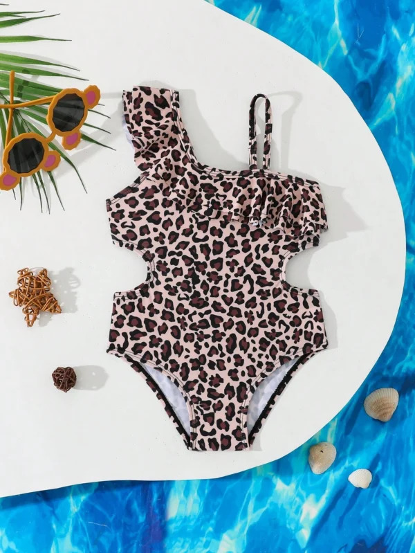 Maillot bain léopard imprimé