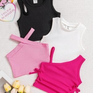 4 pcs camisoles dopamine