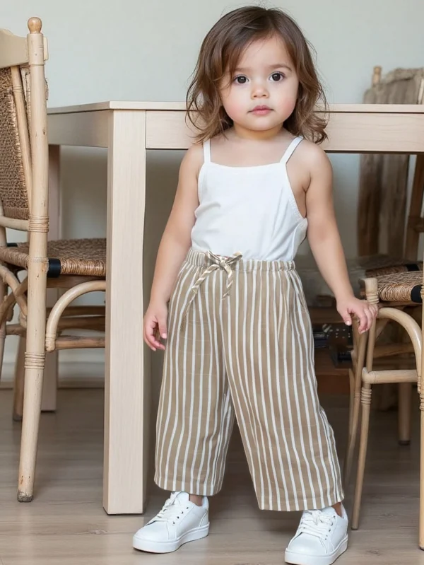 Pantalon rayé long – Image 5