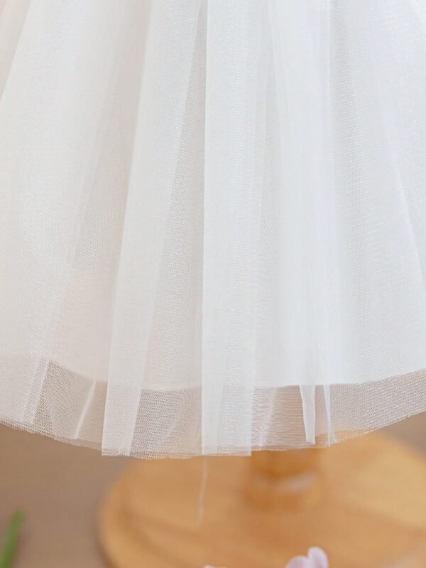 Robe cérémonie satin dentelle – Image 5