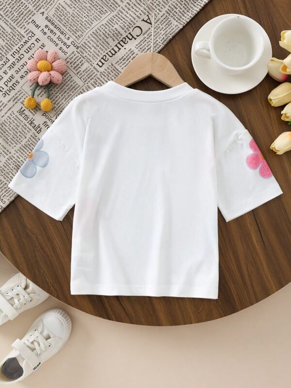 T-shirt ample imprimé été – Image 4