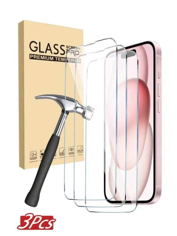 3 pcs verre HD iPhone