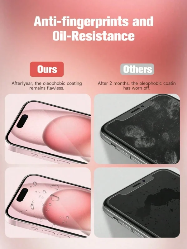 3 pcs verre HD iPhone – Image 2