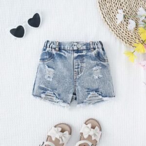 Short jean déchiré