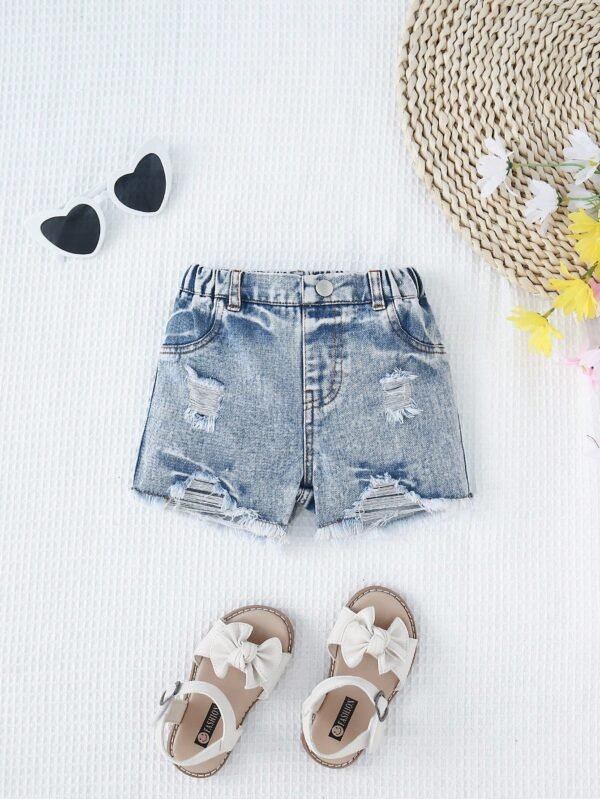 Short jean déchiré