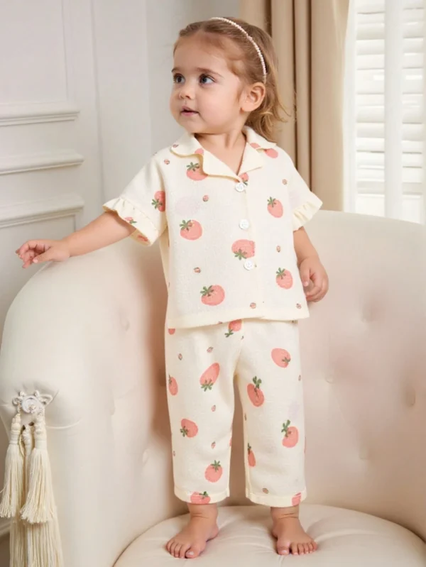 Ensemble 2 pcs fraise crêpe – Image 3