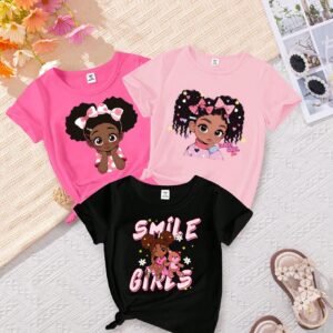 T-shirt dessin animé col