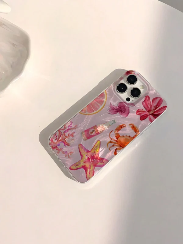 Coque motif océan fleuri – Image 2