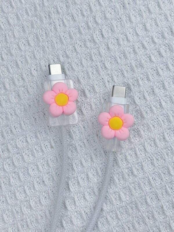 2 protège câble fleurs – Image 23