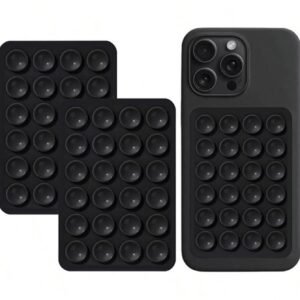 2 pcs ventouse silicone noire
