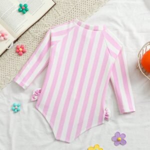 Maillot bain rayé 1 pc
