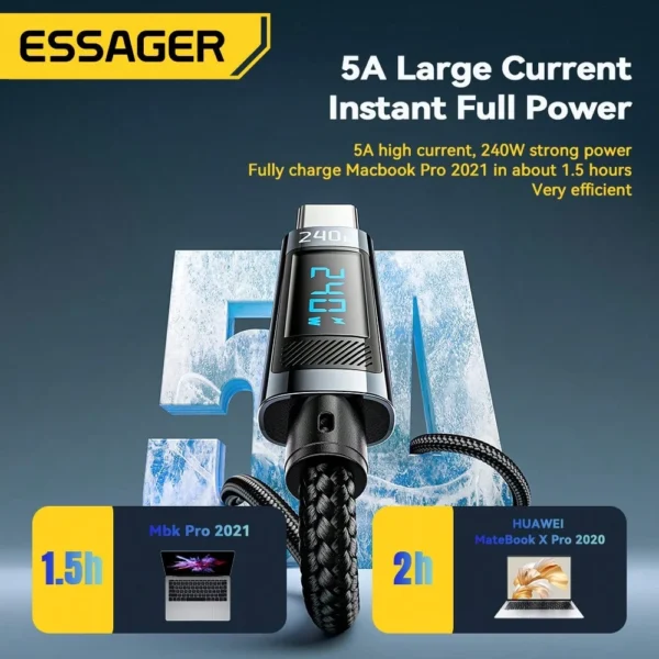 Câble Essager 240W – Image 5