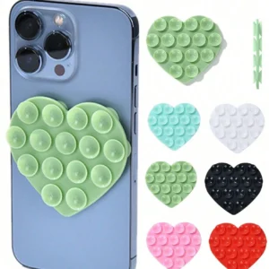 1 pcs Support silicone ventouse cœur