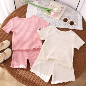 4 pcs pyjama coton fleurs