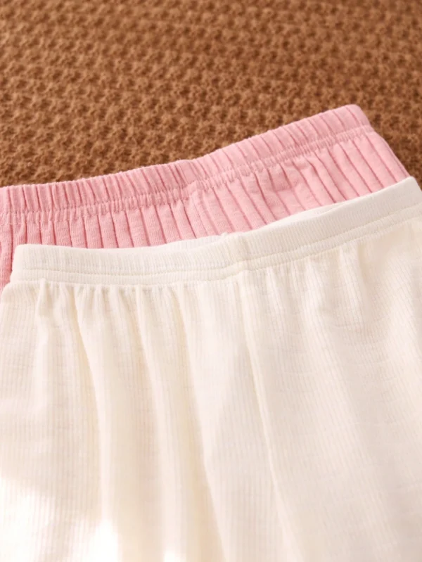 4 pcs pyjama coton fleurs – Image 4