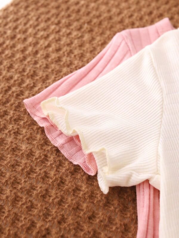 4 pcs pyjama coton fleurs – Image 6