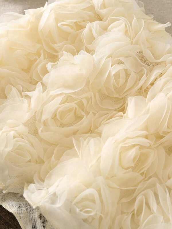 Jupe roses en organza 3D – Image 5
