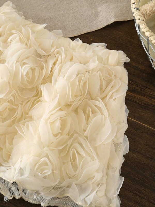 Jupe roses en organza 3D – Image 6