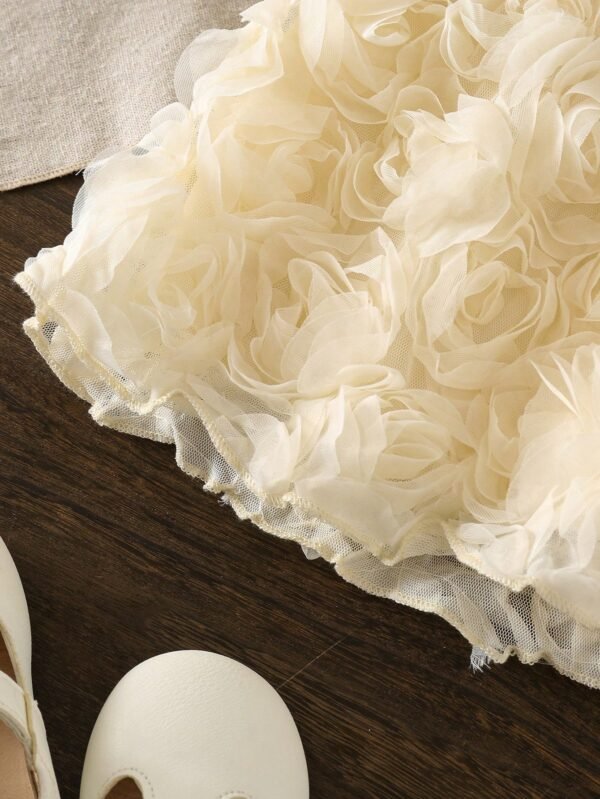 Jupe roses en organza 3D – Image 7