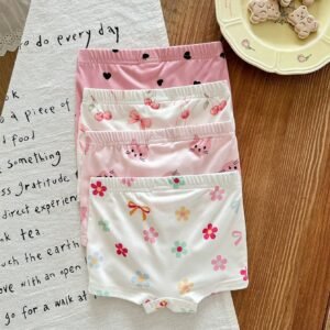 4 pcs shorts tricotés imprimés été