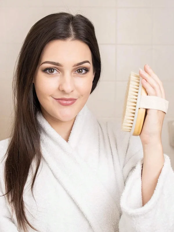 Brosse exfoliante bois 1 pcs – Image 4